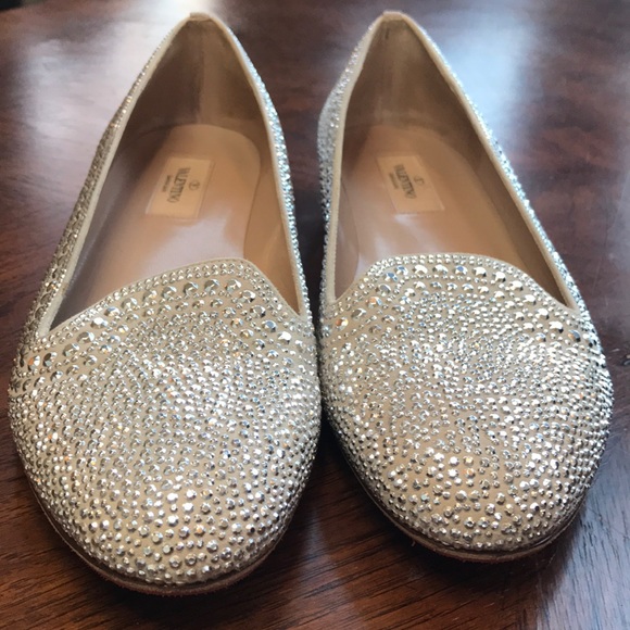 Valentino Silver Micro-Stud Smoking Slipper - Picture 16 of 16